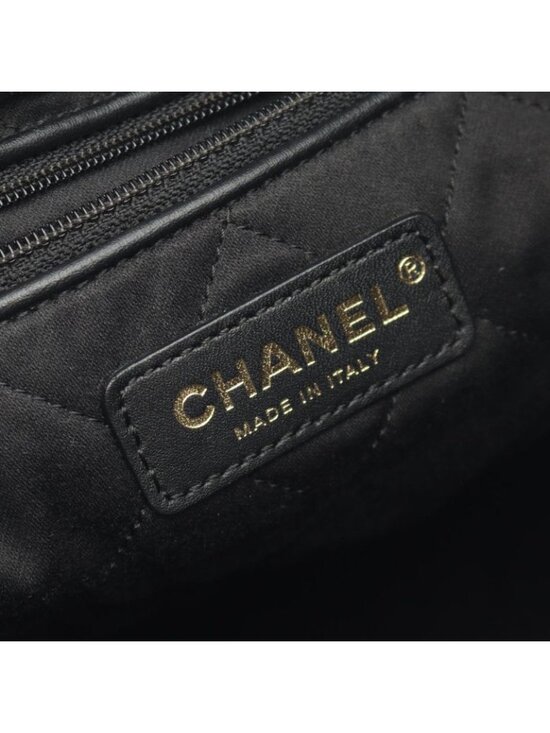 Chanel Rucksack Sac Backpack 22 Small Black Leather Chanel 22 Quilted
